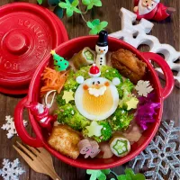 クリスマス弁当⑦| Akiyoෆ¨̮⑅さん