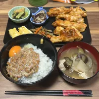 昨日の晩御飯は鶏胸肉の辛味チキンスティックを😊✨✨|モモ&ハーブmama🐰🐹🐢🐠❤️さん