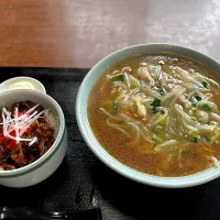 もやし蕎麦とミニ焼肉丼|東スポさん