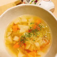 ほっこり優しい生塩糀パウダー野菜スープ|ももこさん