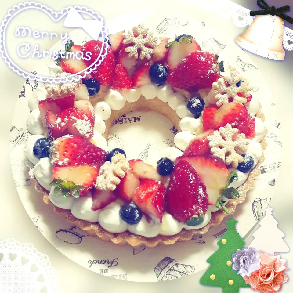 クリスマスケーキを作りました！|えりにゃんさん