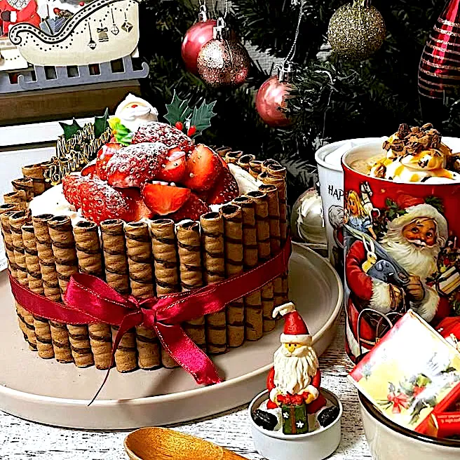 再投稿　ナッペが苦手な私の作るクリスマスケーキ|はるなさん