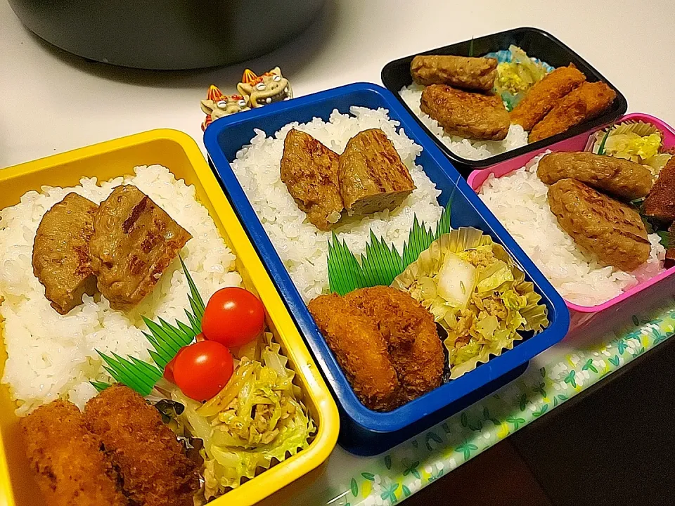 夫弁当､息子弁当､娘弁当､私弁当|みどりさん