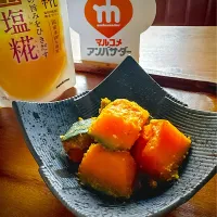 かぼちゃの塩糀蒸し煮～五香粉風味～