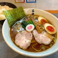 味玉ラーメンにライス|マハロ菊池さん