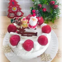 今年も苺🍓のクリスマスケーキ😆🎄🎁|あみさん