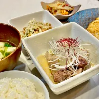 鶏ハツの味噌煮込み。他。|ぎんさん