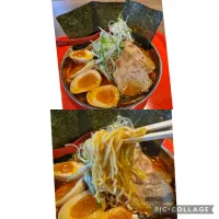 本日の出張ランチは、かるびラーメンMAX盛りを@かるびラーメンミナカ小田原店にて。煮卵が多いのはテナントサービス。ちゃーしあとは別にカルビ肉の塊が美味。美味しくいただきました。|sniper66さん