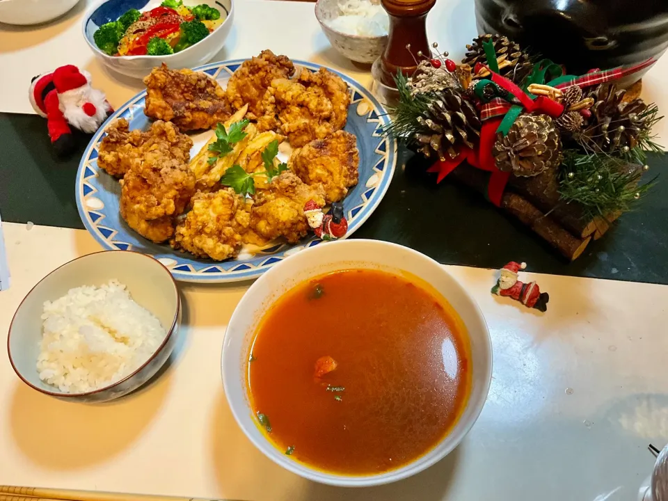 クリスマスの晩御飯は唐揚げ|Takeshi  Nagakiさん