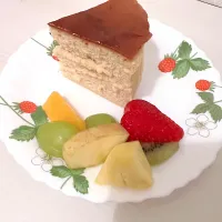 米粉きび砂糖スフレチーズケーキ|KCoさん