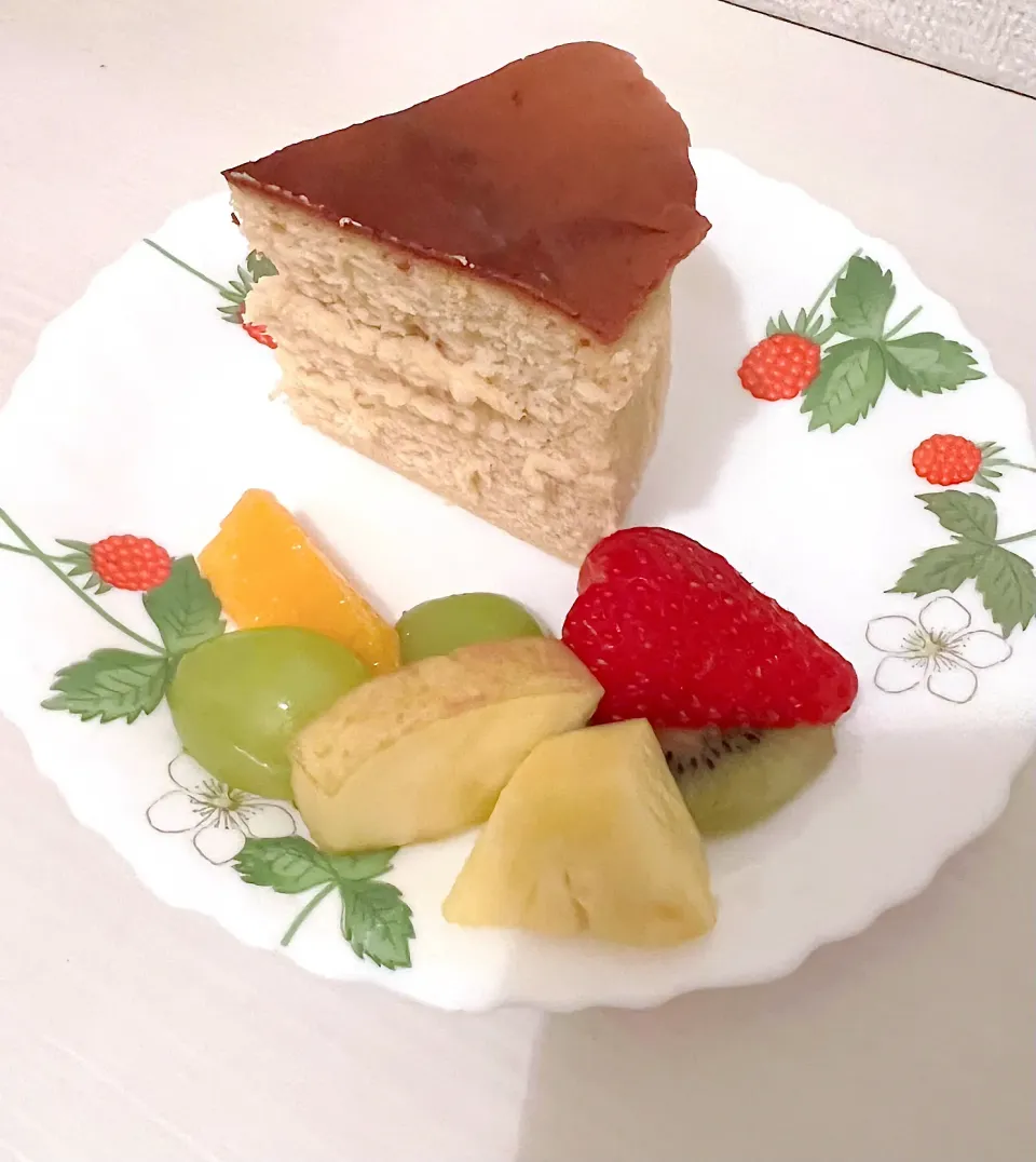 米粉きび砂糖スフレチーズケーキ|KCoさん