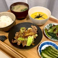 豚バラキャベツのナンプラー炒め定食|pontalさん