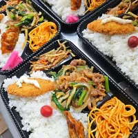 豚肉と青菜のオイスターソース炒め弁当|景子さん