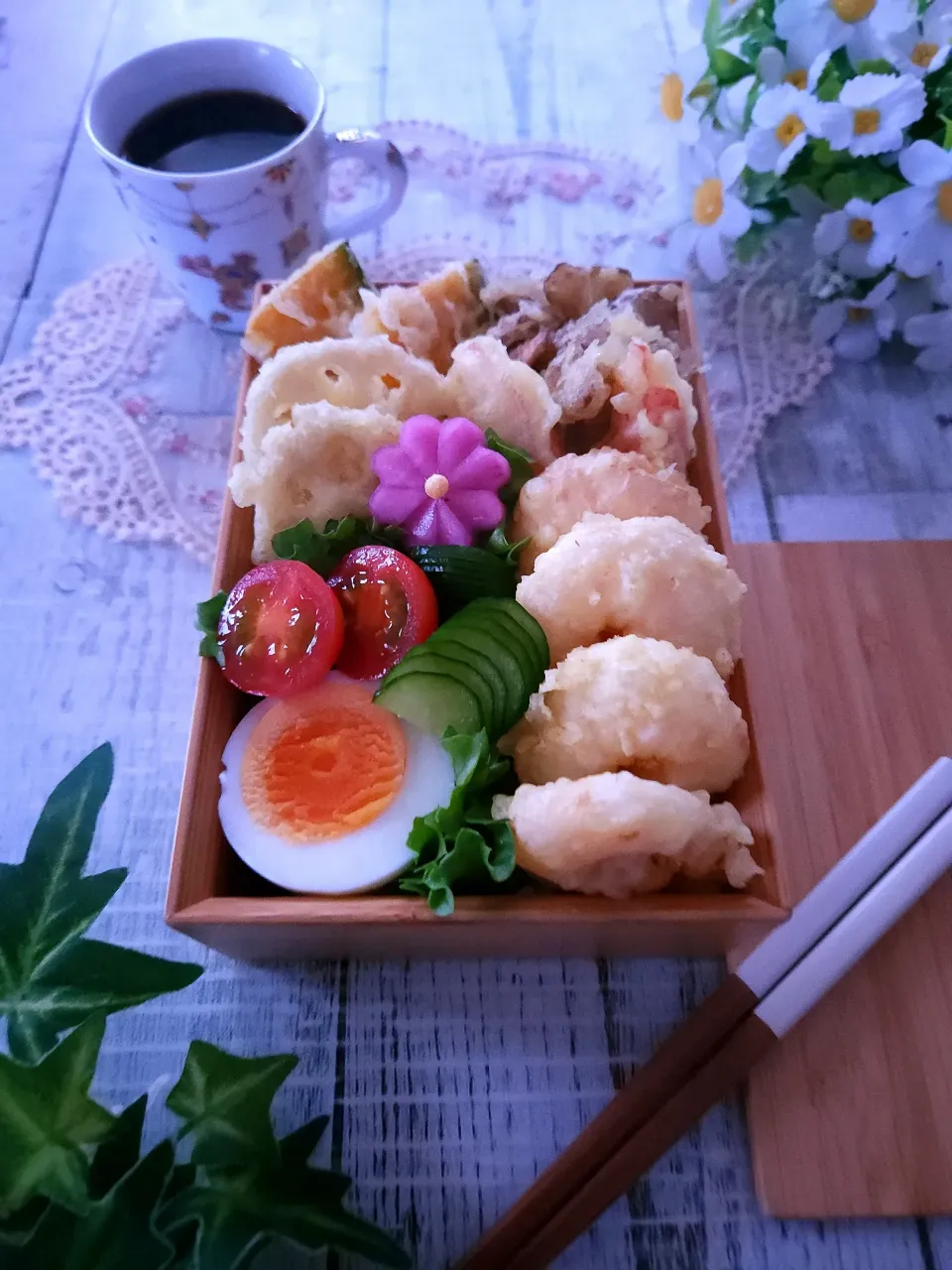 天丼弁当|sugar beansさん