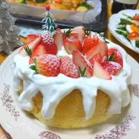 米粉のシフォンケーキでXmas🎂🎄🎁|とまと🍅さん