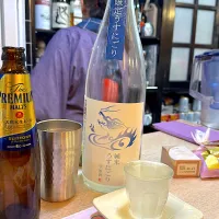 小料理屋龍　生原酒　蔵出し限定うすにごり|あべたかひろさん