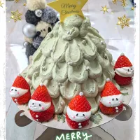 🎅Happy🎄Christmas🤶ツリーケーキ| ひとみんΨ(*´∀｀)Ψさん