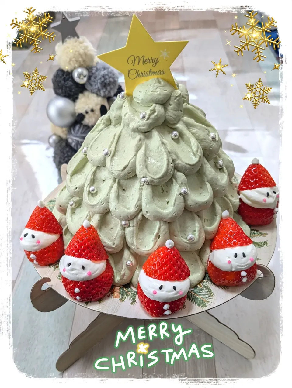 🎅Happy🎄Christmas🤶ツリーケーキ|ひとみんΨ(*´∀｀)Ψさん