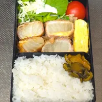 玉葱とチーズの豚バラ巻弁当|黒川克博さん