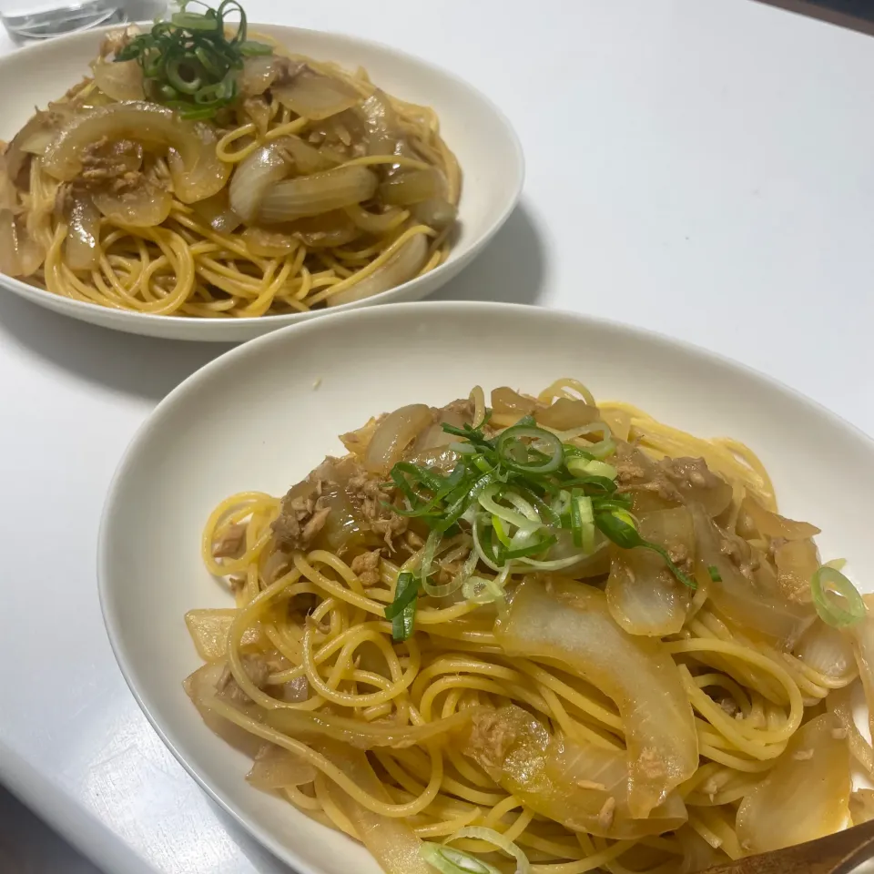 ツナ玉ねぎパスタ|くるみさん