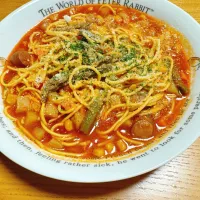 ミネストローネの余りにパスタをIN🍝| naoさん