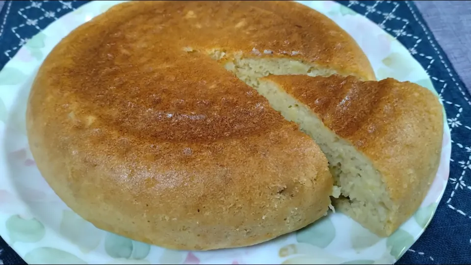 炊飯器でバナナケーキ|よっちびやばんぶーさん