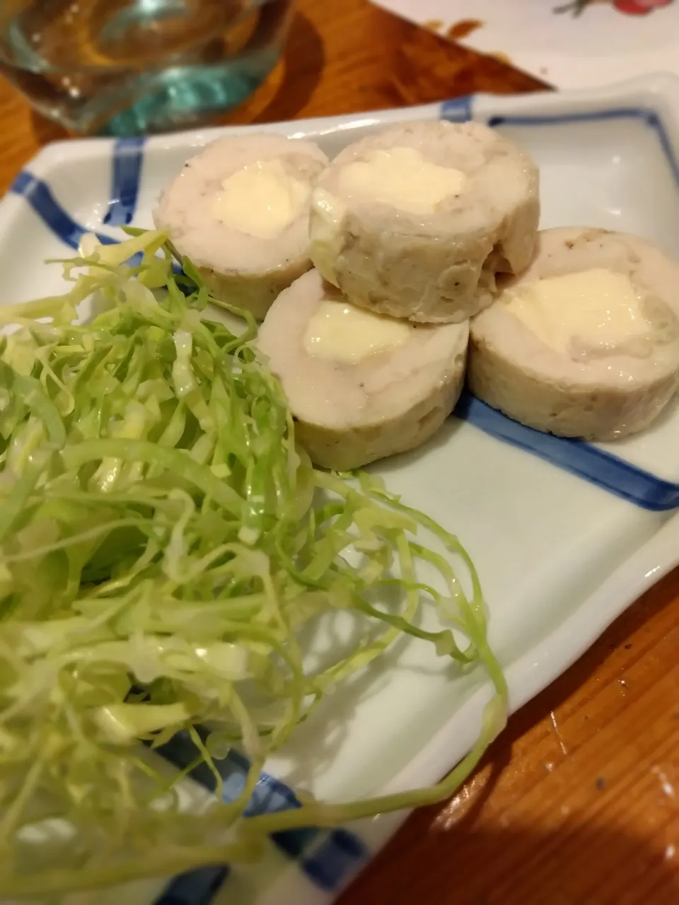 蒸し鶏チーズ入り|おはぎさん