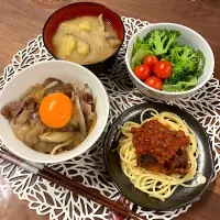 12/26  牛丼と残り物|らぶちあんさん