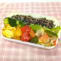 野菜炒め弁当❤|みちゅあしさん