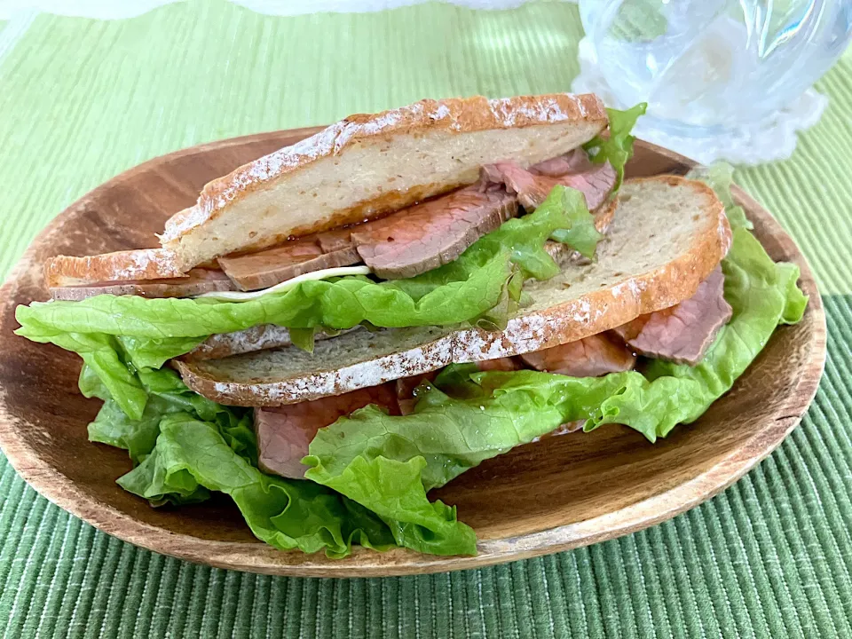 ＊ローストビーフサンド🥪＊|＊抹茶＊さん