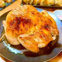丸鶏のローストチキン