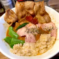 🍜オスミックトマトの特選チキンアラビアータラーメン🍅| toshi,I🍴さん