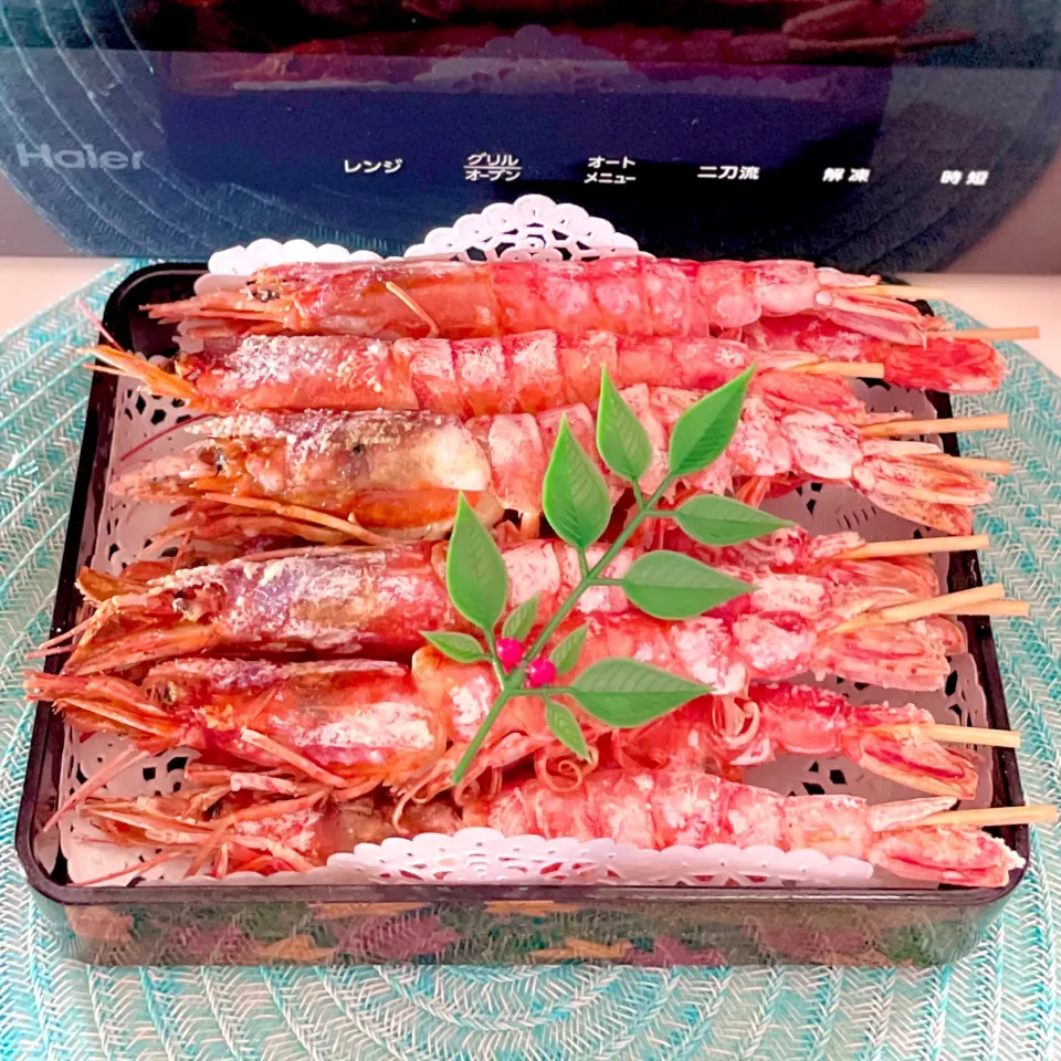 Milalyで海老の塩焼き🦐|sucreroomさん