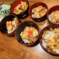 メンチカツの卵とじ丼　残り物|m aさん