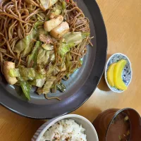 お好み焼きじじばばさんの焼そばランチ|Morito Kamiyaさん