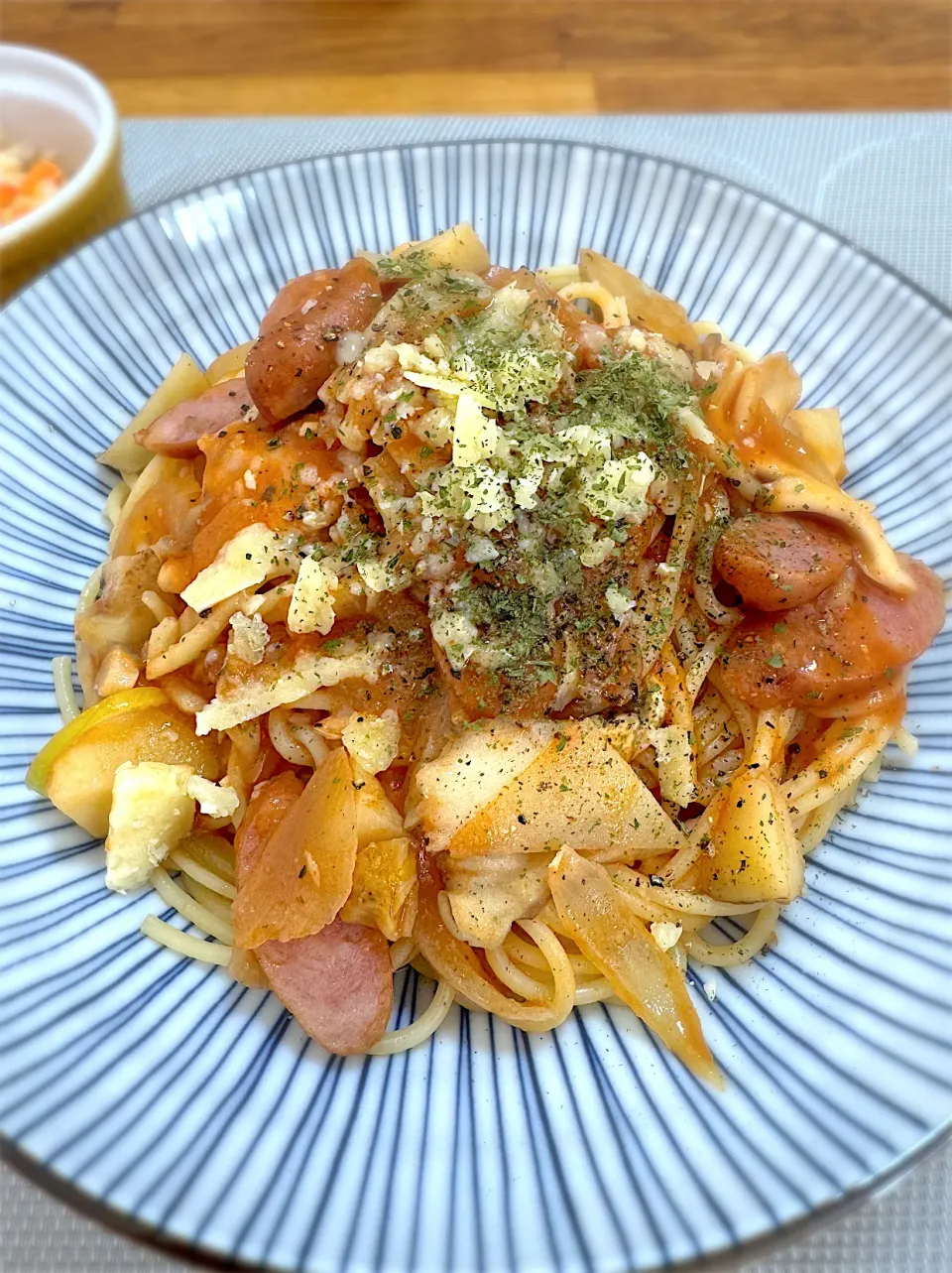 アルモンデとまと鍋→トマトスパゲッティ🍝🍅|morimi32さん