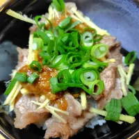 鬼しょうがだれ牛丼|マーヤパパさん