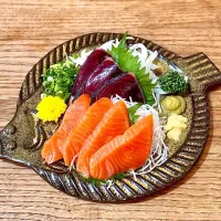 「お刺身de晩酌スタート🍶」💦
鶏と大根のスープ煮
厚揚げと小松菜の炒め
を 添えて 晩ごはん|ばくあんしゃさん