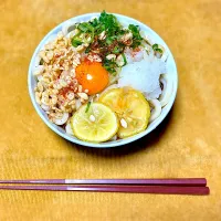 月見おろし柚子うどん| きいろさん