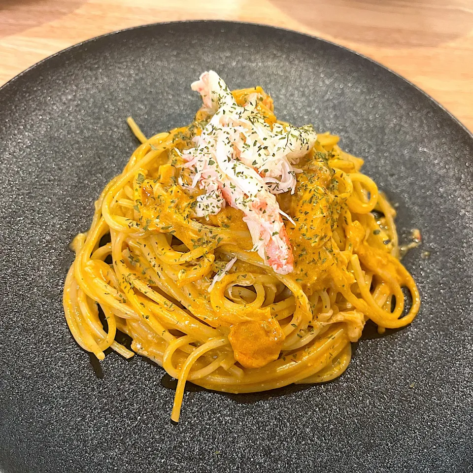 カニ味噌トマトクリームパスタ🦀|なおさん