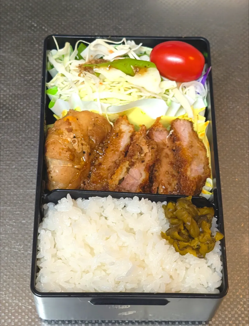 豚カツ&玉葱チーズの豚バラ巻弁当|黒川克博さん