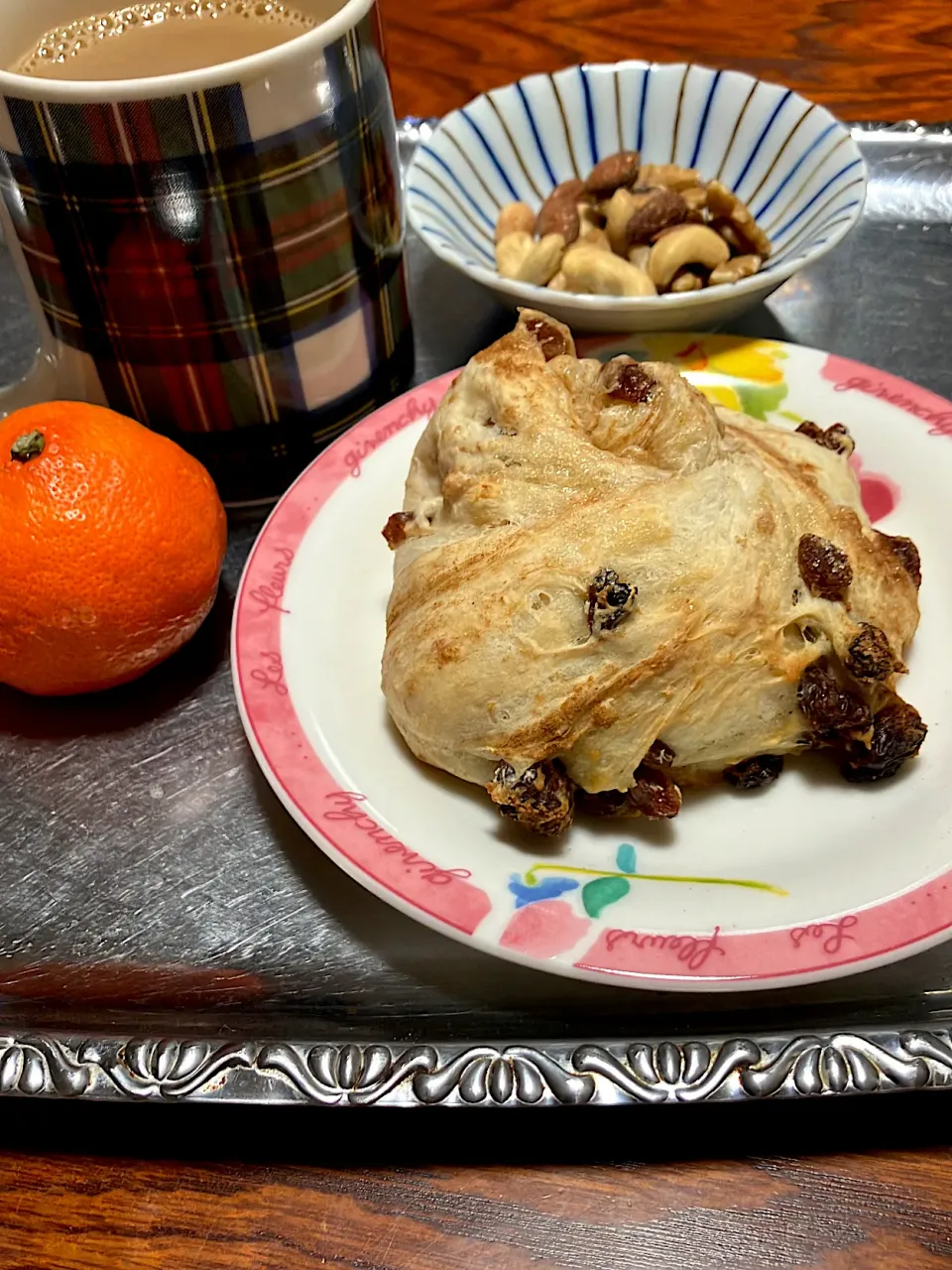 久しぶりの手作りパン朝食|くまとらさん