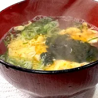 ふぁふぁたまごスープ🥰