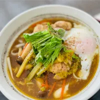 温玉カレーうどん