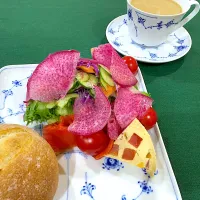 デニーズのパンで朝ごぱん|Seikoさん