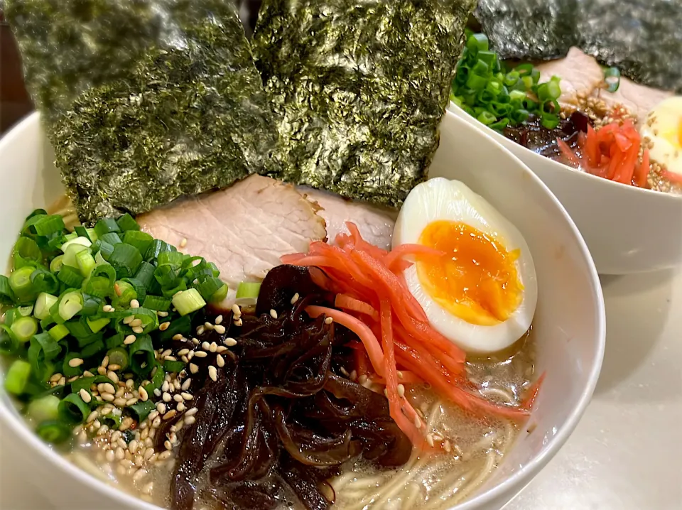 とんこつラーメン|もちまるさん