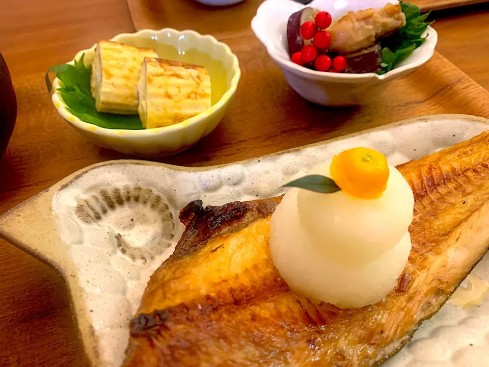 ホッケの鏡餅乗せ🐟|すずさん