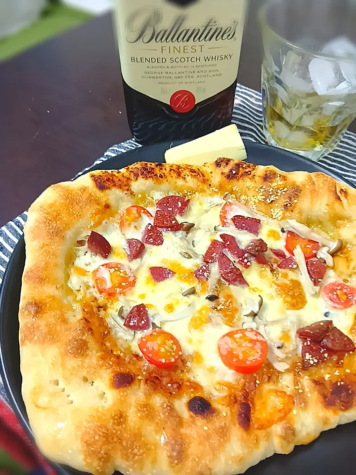 Christmasの残りPIZZA生地で|setuさん