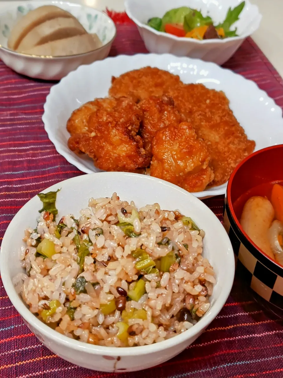 【十六穀米と野沢菜の焼飯】|梨々香さん