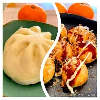 たこ昌のたこ焼きと蓬莱の豚まん|Mikaさん